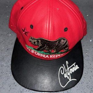 CALIFORNIA REPUBLIC CALI BEAR FLAT BILL SNAPBACK BASEBALL CAP HAT BIG BEAR